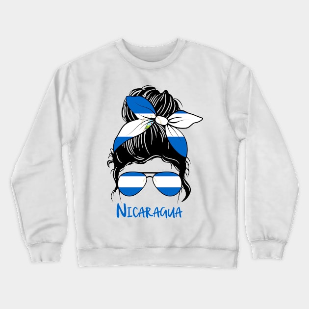 Nicaraguan girl Nicaraguense Nicaragua girl Crewneck Sweatshirt by JayD World